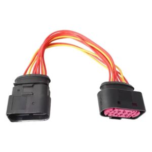 For VW Golf 7 MK7 10 to 14 Pin OEM HID Xenon Headlight Connector Adapter Wire Harness